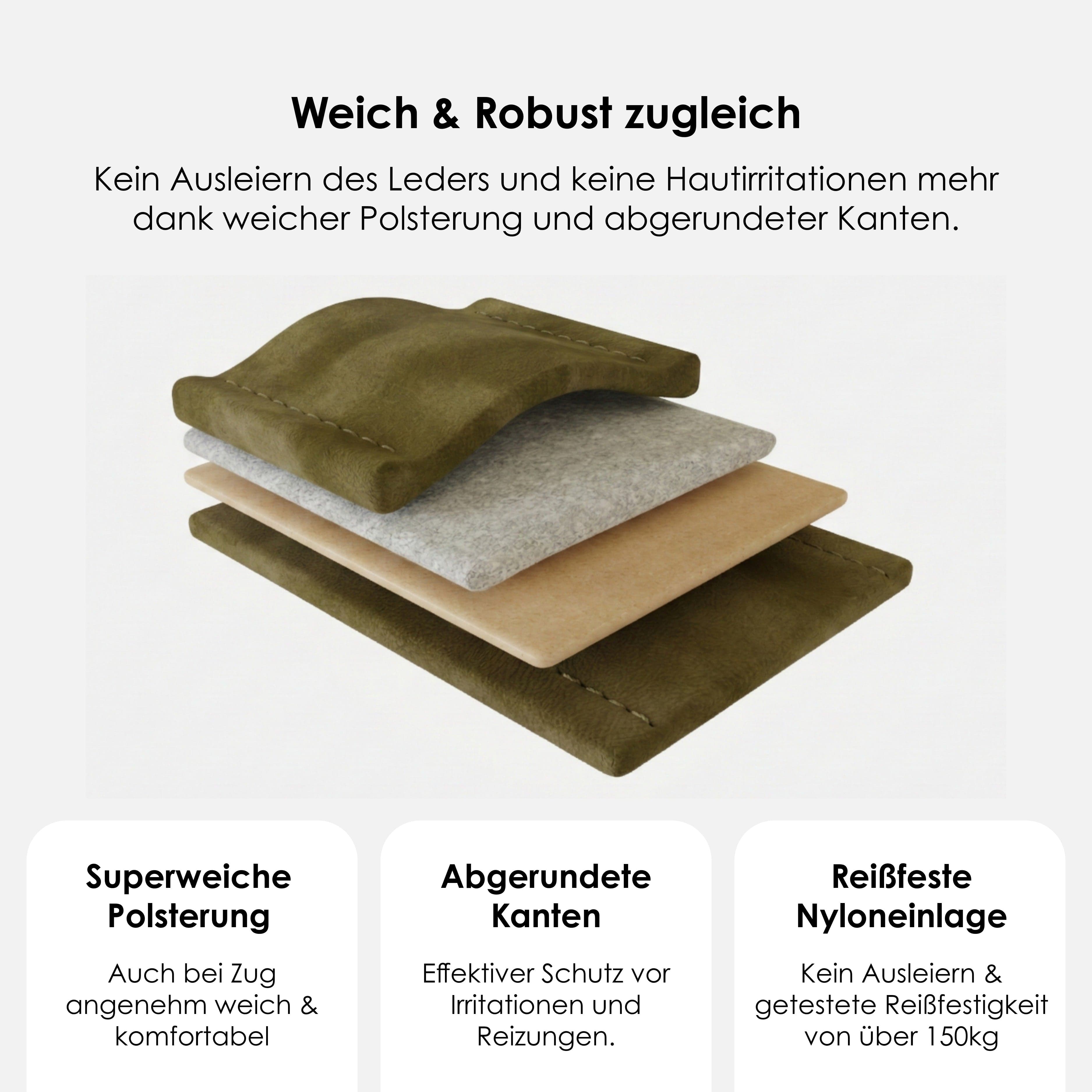 William Walker Hundehalsband aus wasserfestem Nubukleder