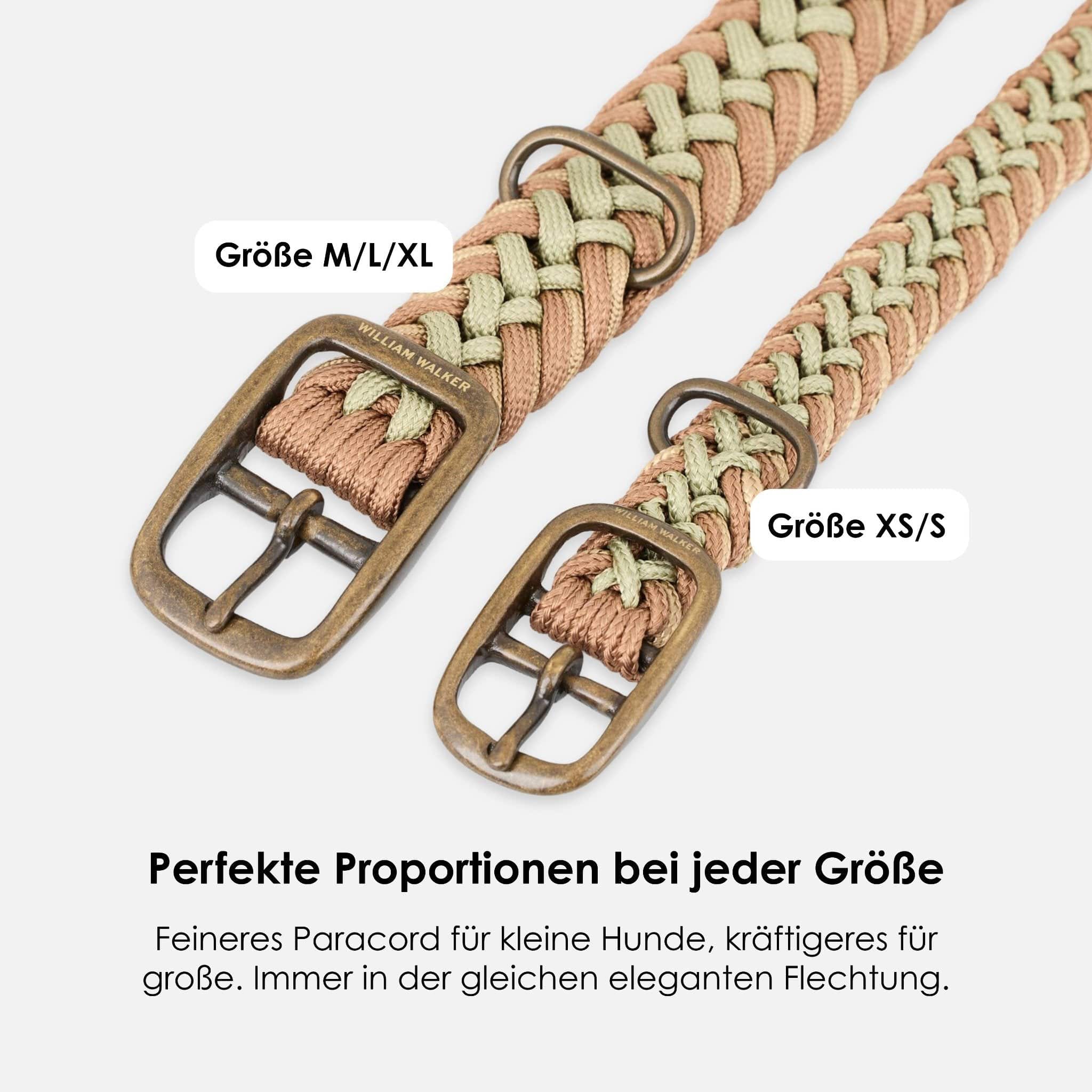 William Walker Paracord BioThane® Hundehalsband Shire // Limited