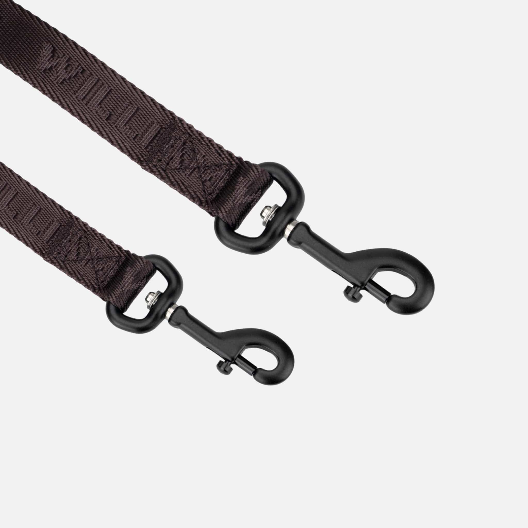 William Walker Jacquard Nylon Hundeleine Earth (braun)