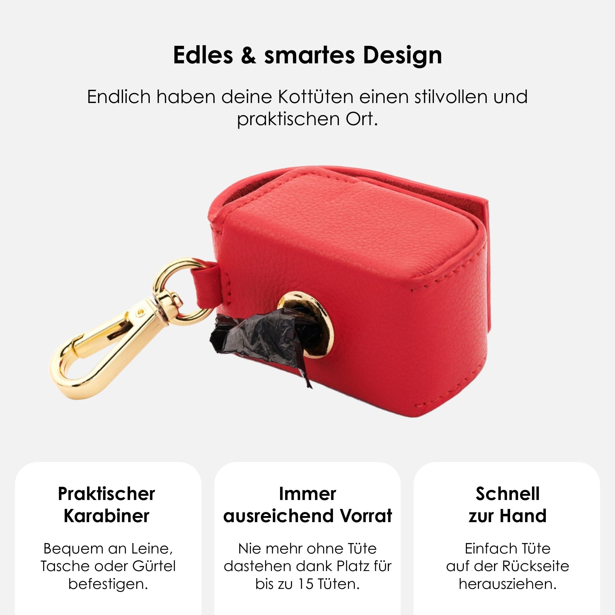 William Walker Kotbeutelspender Chili (Rot)