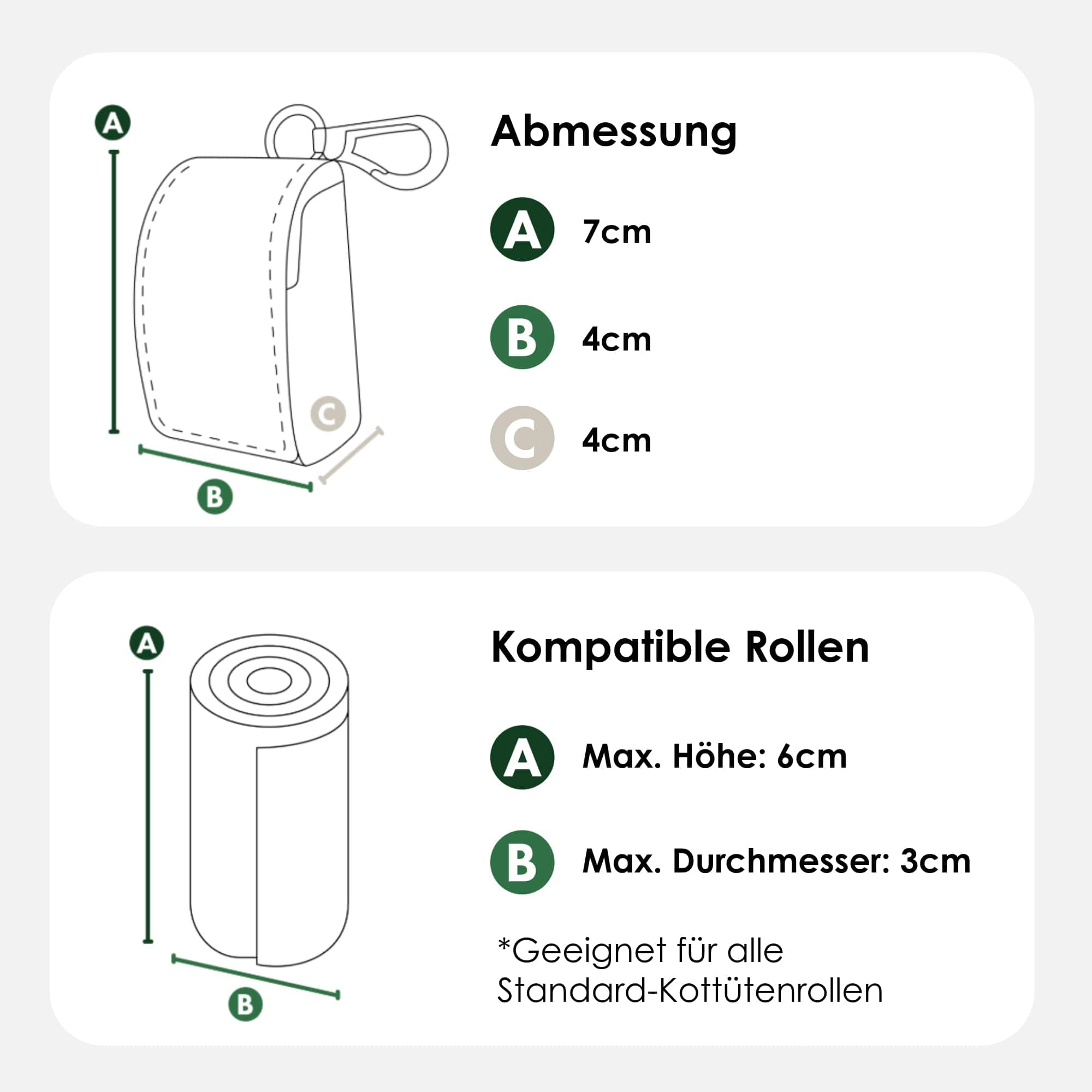 William Walker Kotbeutelspender Chili (Rot)