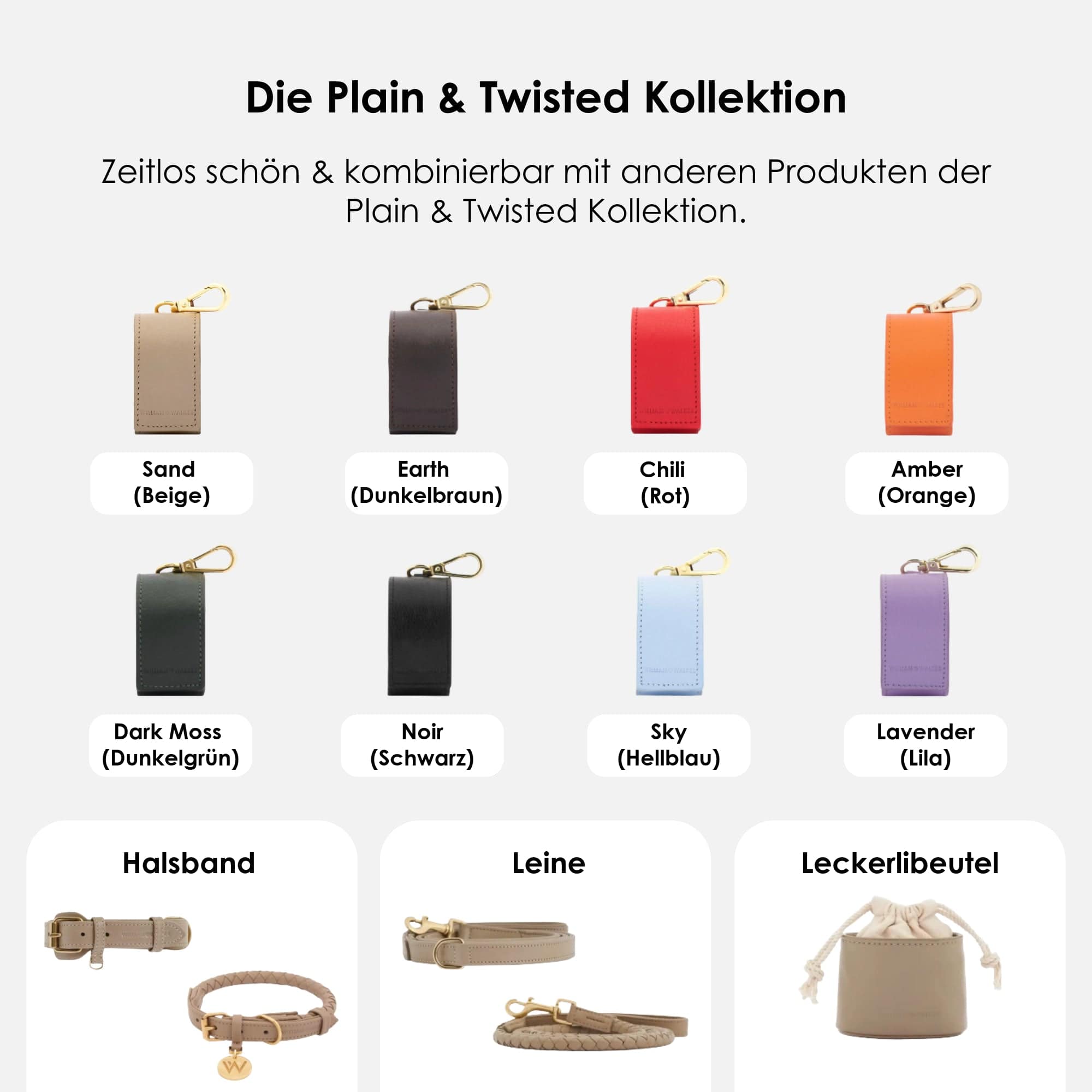 William Walker Kotbeutelspender Sand (Beige)