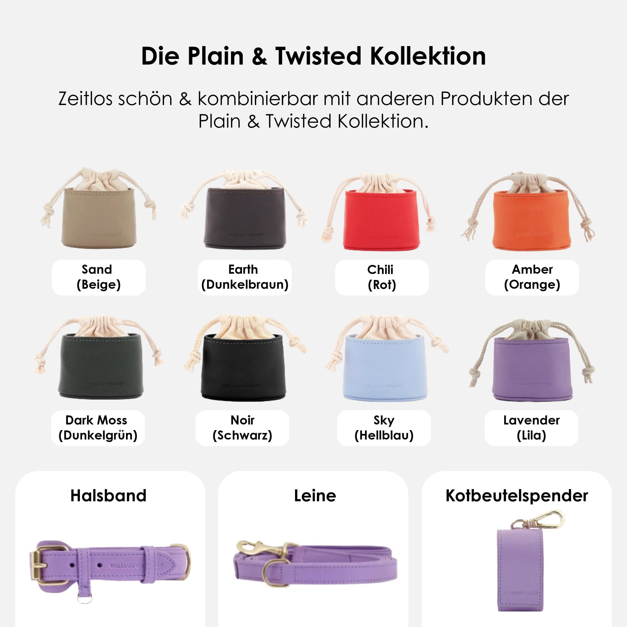 William Walker Leckerlibeutel Lavender (Lila)