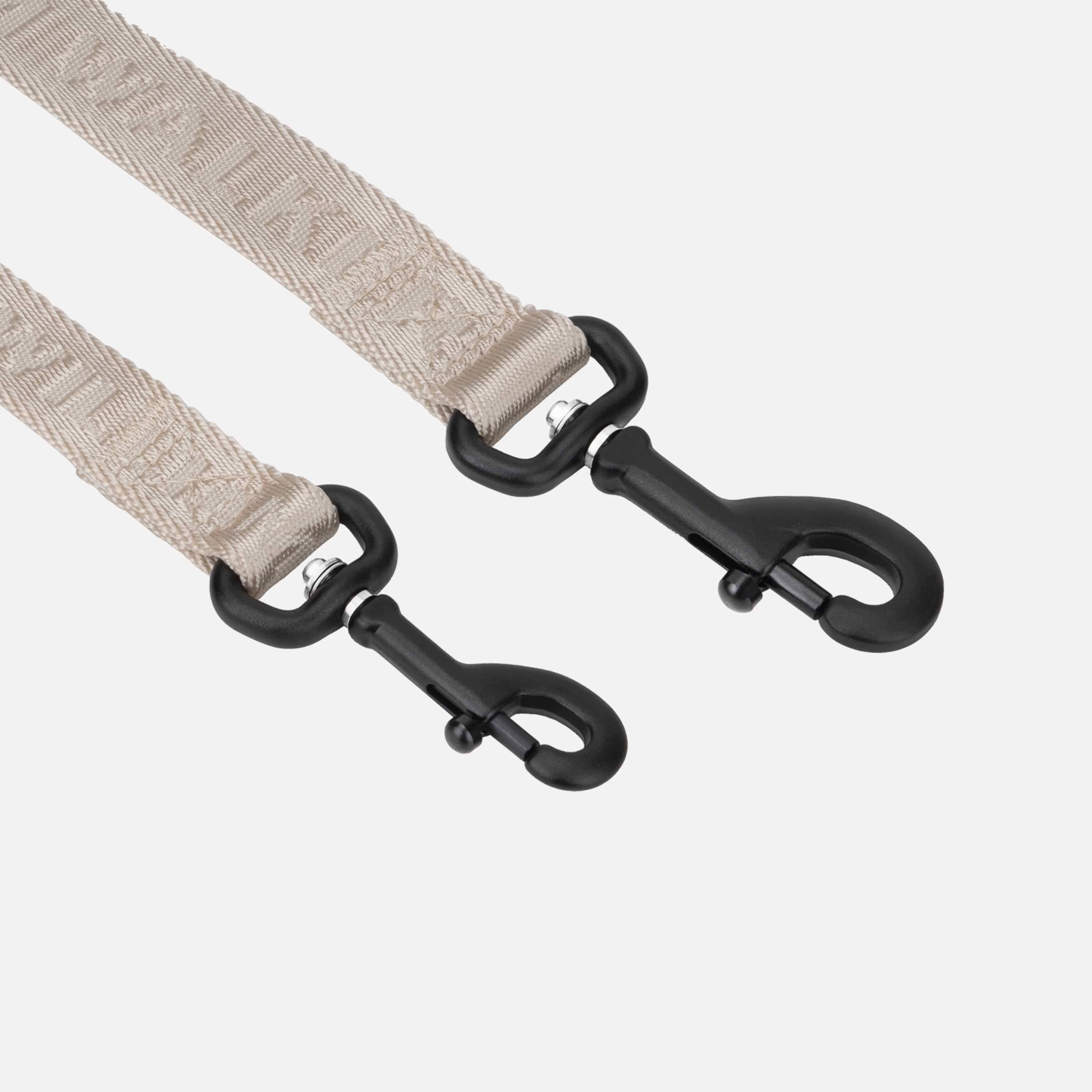 William Walker Jacquard Nylon Hundeleine Sand (beige)