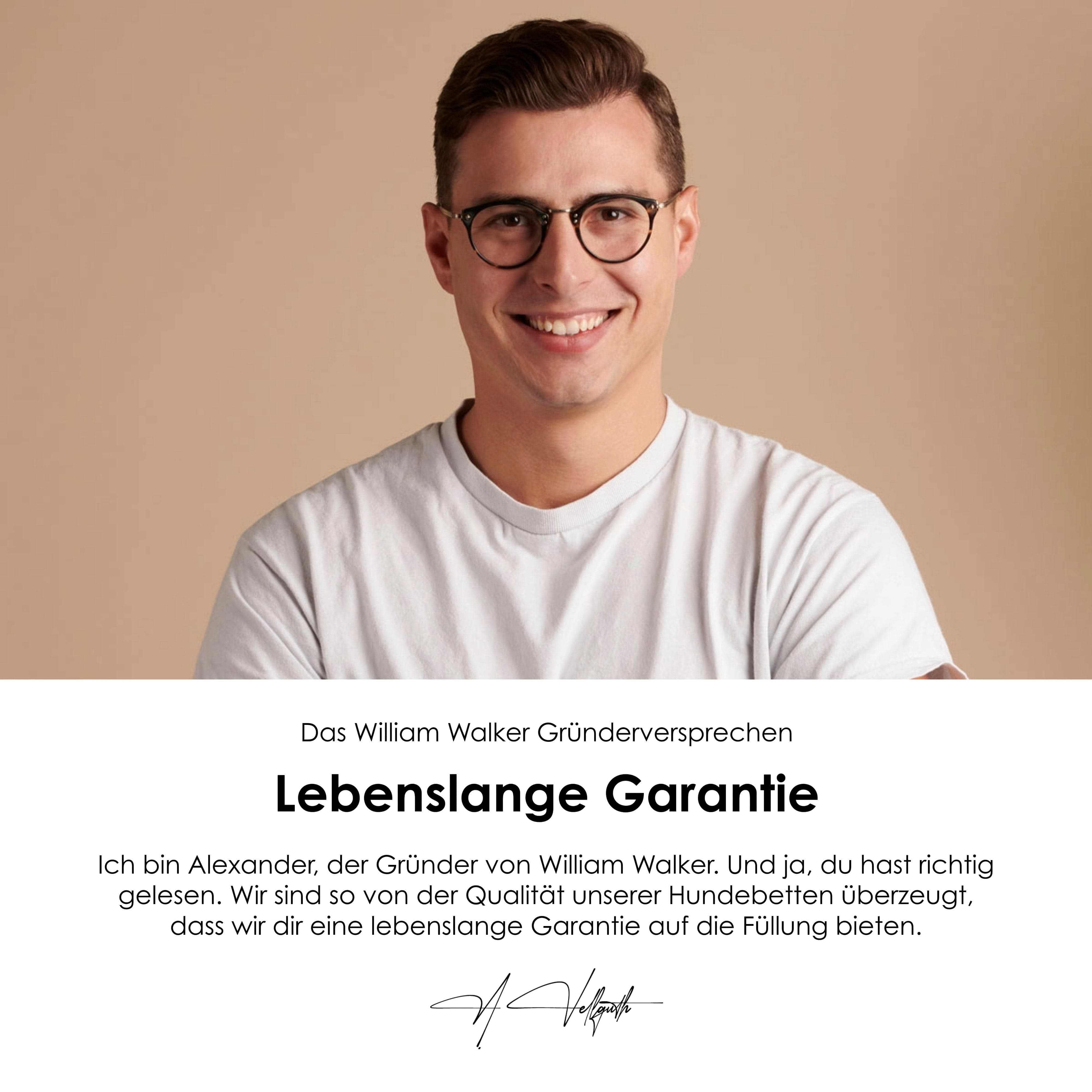 William Walker Orthopädisches Hundebett Cozy