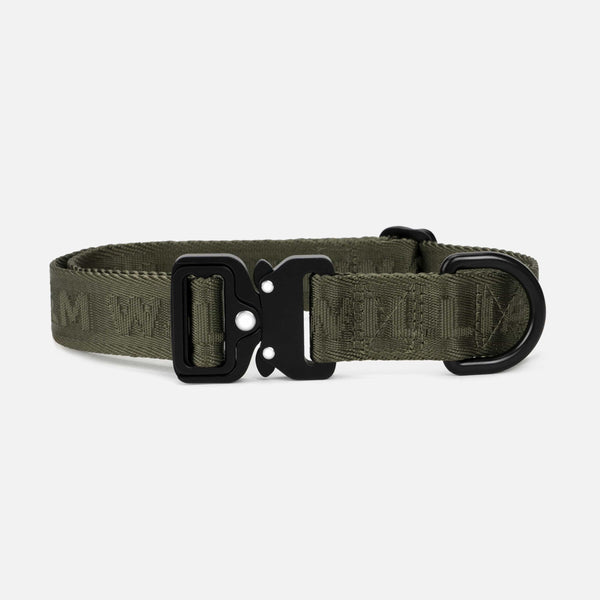 Collare per cani Jacquard Nylon Forest (verde)